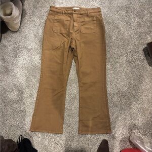 LOFT Women's Brown Flare Jeans